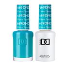 Conjunto de esmaltes em gel DAISY DND Blue Collection 15 mL Fierce Sapphire