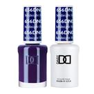 Conjunto de esmaltes em gel DAISY DND Blue Collection 656 Midnight Hour