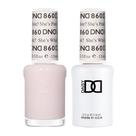 Conjunto de Esmaltes em Gel DAISY DND Sheer Collection 860 - She's White e She's Pink