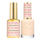 Conjunto de esmaltes em gel DND DC Beige Nude Collection 291 Marshmallow