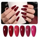 Conjunto de Esmaltes em Gel GAOY Berry Collection Hot Pink - 6 Unidades de 6,5 mL