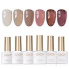Conjunto de Esmaltes em Gel GAOY Jelly Brown White - 6 Cores de 7,3 mL Conjunto de Esmaltes em Gel GAOY Jelly Brown White - 6 Cores de 7,3 mL
