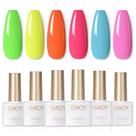 Conjunto de Esmaltes em Gel GAOY Neon - 6 Cores (7,3 mL)