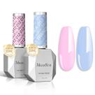 Conjunto de esmaltes em gel MelodySusie Thick 15 ml rosa e azul para bebês