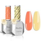 Conjunto de esmaltes em gel MelodySusie Thick Creamy Orange & Yellow