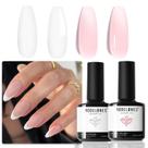 Conjunto de Esmaltes em Gel Modelones (15ml) - Manicure Francesa - 2 Peças