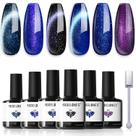 Conjunto de Esmaltes em Gel Modelones Cat Eye - 6 Cores de 7ml