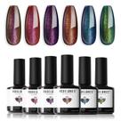 Conjunto de Esmaltes em Gel Modelones Chameleon Aurora - 6 Cores