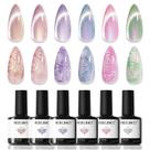 Conjunto de Esmaltes em Gel Modelones Pearl - 6 Cores com Imã