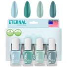 Conjunto de esmaltes Eternal Green Mindfulness para mulheres 13,5 ml x4 Conjunto de esmaltes Eternal Green Mindfulness para mulheres 13,5 ml x4