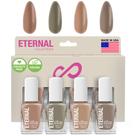 Conjunto de esmaltes Eternal Nude Grey & Brown 13,5 ml (conjunto de 4)