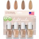 Conjunto de esmaltes Eternal Nude LIGHT NUDES 13,5 ml (conjunto de 4) Conjunto de esmaltes Eternal Nude LIGHT NUDES 13,5 ml (conjunto de 4)