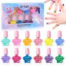 Conjunto de Esmaltes ETYJO Kids - 12 Cores à Base d'água, Não Tóxico