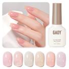 Conjunto de esmaltes GAOY Jelly Gel 6 cores 6,5 ml para manicure de salão