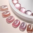 Conjunto de Esmaltes Gel Magnético GAOY Pink Ocean Cat Eye - 6 Unidades de 7,3ml