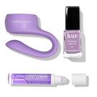 Conjunto de esmaltes LONDONTOWN Violet Vibes Perfecting Nail Veil