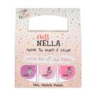 Conjunto de esmaltes MISS NELLA Sweet Little Pack com 3 cores