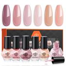 Conjunto de Esmaltes Modelones 6 Cores Nude - Secagem Rápida
