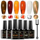 Conjunto de esmaltes MSRUIOO Jelly Crystal Gel Tortoise Shell Conjunto de esmaltes MSRUIOO Jelly Crystal Gel Tortoise Shell