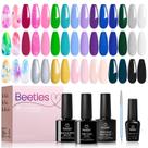Conjunto de esmaltes para unhas Beetles Gel Polish com Blooming Gel 19 cores