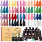 Conjunto de Esmaltes ROSALIND - 20 Cores com Base e Top Coat
