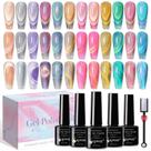 Conjunto de esmaltes SUPWEE Cat Eye Gel de 12 cores com lâmpada UV de presente