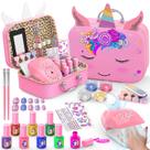 Conjunto de esmaltes Websonaw Kids com secador e esmalte removível
