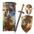 Conjunto de espadas e escudos de cosplay para apresentações teatrais infantis