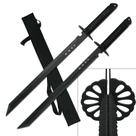 Conjunto de Espadas Gêmeas Ninja Snake Eye Tactical com Lâminas de 46 cm Conjunto de Espadas Gêmeas Ninja Snake Eye Tactical com Lâminas de 46 cm
