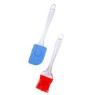Conjunto De Espátula e Pincel De Silicone Para Cozinha