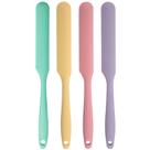 Conjunto de Espátulas de Silicone para Potes GZLT, 4 Peças, Resistente ao Calor