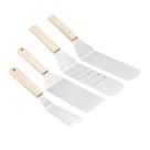 Conjunto de espátulas para churrasco Flat Griddle Amazon Basics de 4 peças