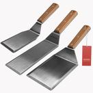 Conjunto de espátulas Vovoly Stainless Steel Griddle em ferro fundido