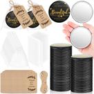 Conjunto de espelhos compactos Tradder, 50 peças, presentes inspiradores de 7 cm