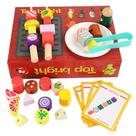 Conjunto de espetos de simulação de brinquedos para brincadeiras educativas infantis