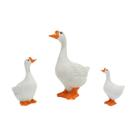 Conjunto de estátuas para decoração de jardim Resin Goose Family 167g Conjunto de estátuas para decoração de jardim Resin Goose Family 167g