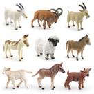 Conjunto de estatuetas de animais de fazenda, 9 peças de bonecos de brinquedo de PVC para crianças de 3 anos ou mais Conjunto de estatuetas de animais de fazenda, 9 peças de bonecos de brinquedo de PVC para crianças de 3 anos ou mais