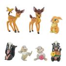 Conjunto de estatuetas de brinquedos HYSTYLE GHTERT Fawn Deer Animal x7 PVC 5-9 cm