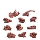Conjunto de estatuetas de caveira de dinossauro, 11 unidades, modelos de ossos realistas Conjunto de estatuetas de caveira de dinossauro, 11 unidades, modelos de ossos realistas