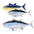 Conjunto de estatuetas de peixe realistas de atum, atum rabilho e albacora, 3 unidades