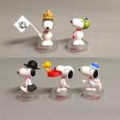 Conjunto de estatuetas Disney White Dog de 4 cm de altura para crianças e adultos