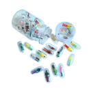 Conjunto De Estatuetas Mini 3D Transparentes 18 58 88 Peças, Acessórios Decorativos Para Micro