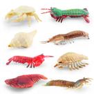 Conjunto de estatuetas Ocean Creature, 8 peças realistas de vida marinha em PVC