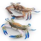 Conjunto de estatuetas Realistic Large Crab PVC Ocean Creature x2 Conjunto de estatuetas Realistic Large Crab PVC Ocean Creature x2