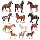 Conjunto de estatuetas Wild Horse, 12 peças de PVC realista para crianças de 3 anos ou mais Conjunto de estatuetas Wild Horse, 12 peças de PVC realista para crianças de 3 anos ou mais