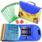 Conjunto de estênceis de desenho com sorriso para crianças com 55 peças Conjunto de estênceis de desenho com sorriso para crianças com 55 peças