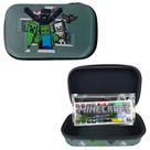 Conjunto de estojos para lápis com designs inovadores Minecraft com adesivos para crianças
