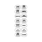 Conjunto de etiquetas Marinco 713 para 701 Contour Battery Master Switch Conjunto de etiquetas Marinco 713 para 701 Contour Battery Master Switch