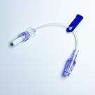 Conjunto de extensão IV 100 unidades tubo de 10 cm adaptador Luer