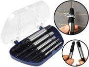 Conjunto De Extrator de Parafusos Com 5 Unidades 3mm A 18mm + Estojo Organizador